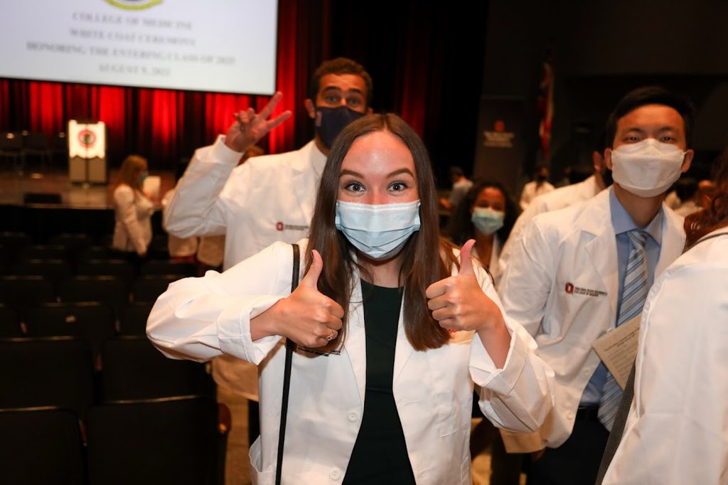 MadisonHartMed's tweet photo. One year ago today I was accepted to @OhioStateMed and know now that I could not have asked for a better place to learn and grow as both a physician and a person. Feeling extra grateful to be a Buckeye and to live my dream every single day♥️🌰 https://t.co/TuBcIqJoPt
