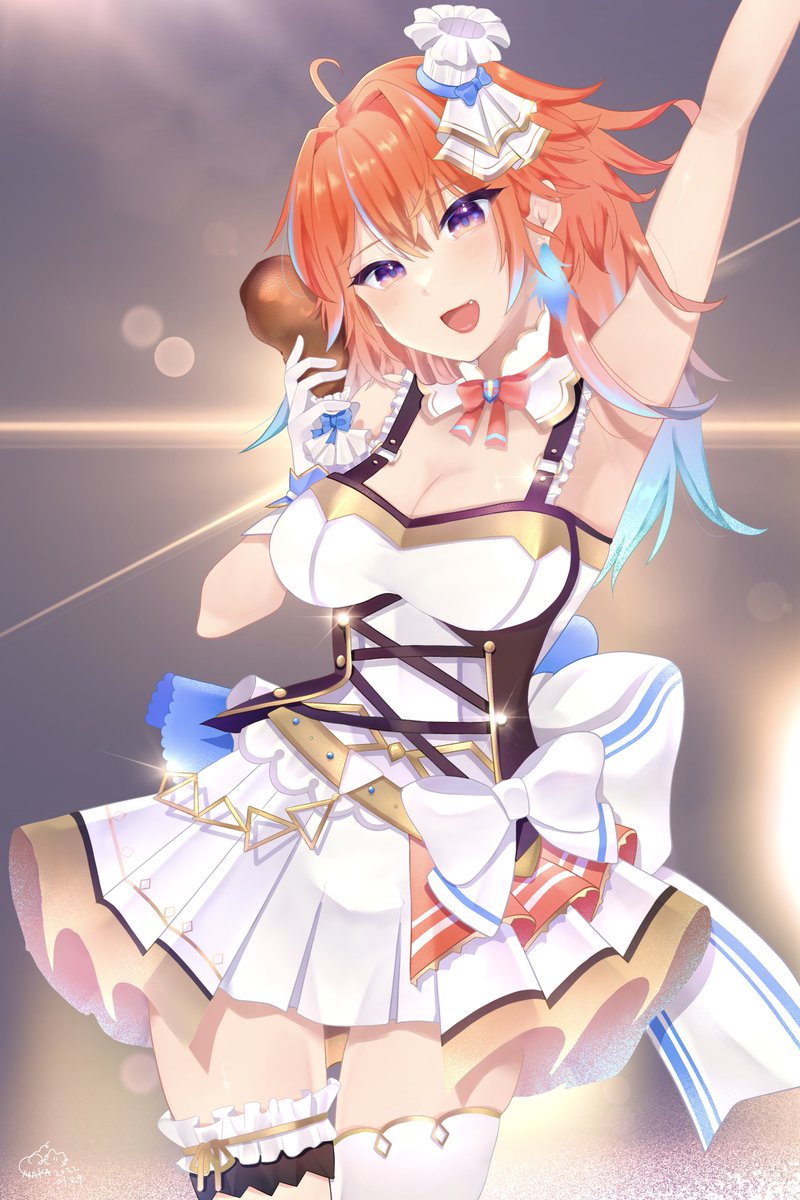 小鳥遊キアラ 「idol🍗✨
#ArtsOfAshes 」|まかのイラスト