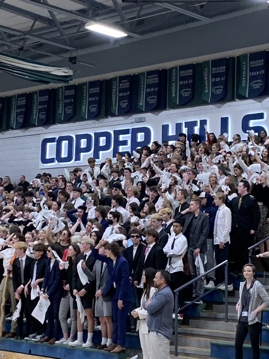 Shout out to the CH student section! 
Best in state 🥇🏆🥇