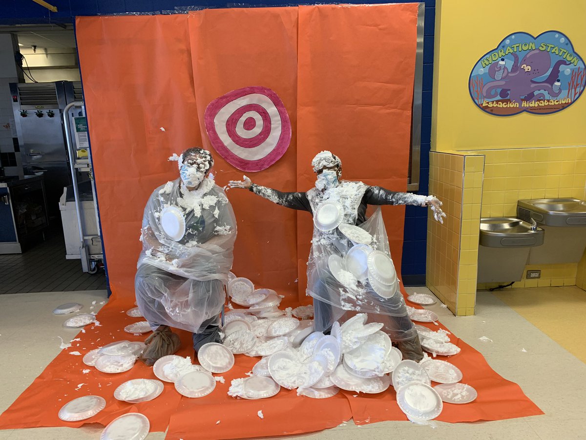We are so proud of our 5th graders for their MOY MAP growth! The students who exceeded their expected growth threw pies at @SchulzeDaniels and <a href="/KarinaTorre1/">Karina Torre</a>. They worked so hard and had so much fun! <a href="/SchulzePanthers/">Schulze Elementary</a> <a href="/LindaTorresRan1/">Linda Torres-Rangel</a> <a href="/KarinaTorre1/">Karina Torre</a> <a href="/IrvingISD/">Irving ISD</a>