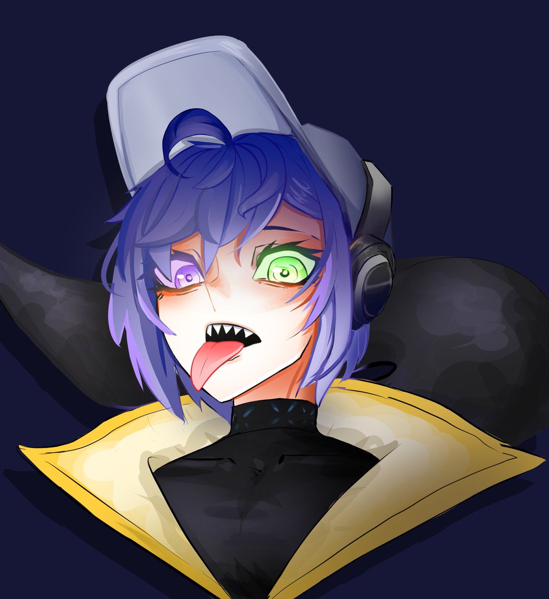 YorkU_YAMA's tweet photo. Hey, YAMA,

We're super excited to be starting up Fanart Fridays again!

This week, we're showing off this piece of Asbestos from Arknights. This was drawn by one of our members, who you can find as @melocalyptic  on Twitter. Check out their account if you like their stuff! https://t.co/rTnSRfKMQF