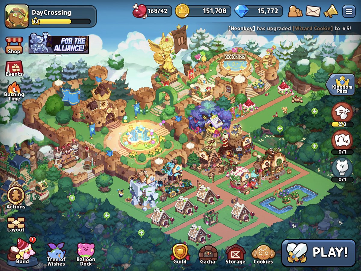 Day_Crossing's tweet photo. I started playing Cookie Run: Kingdoms and I’m kinda obsessed with it. It’s a perfect time killer when I have some downtime or while the baby is refusing to not be away from me! Im early on in the game but I love designing my kingdom! Anyone else playing it? https://t.co/ji72IVIr2y