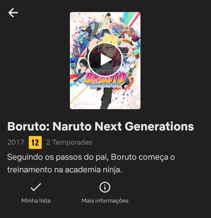 Boruto - Primeiros 40 episódios já estão dublados na Netflix