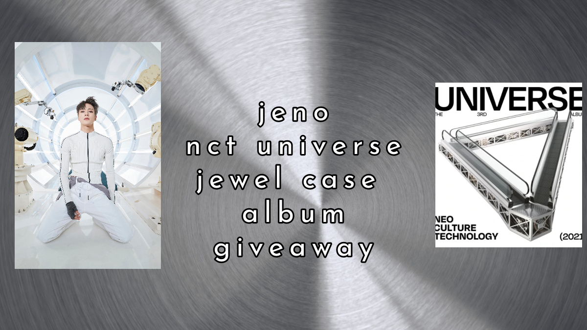#NCT Universe grand prize album giveaway, #Jeno version

PRIZE:

- sealed, new jewel case album

TO ENTER:
- Follow <a href="/TooOld4Kpop/">i'm too old to be this into k-pop</a>
- RT

- Worldwide
- Closes 1/30/22 8PM
- Ready to ship
- Winners must respond within 24 hours