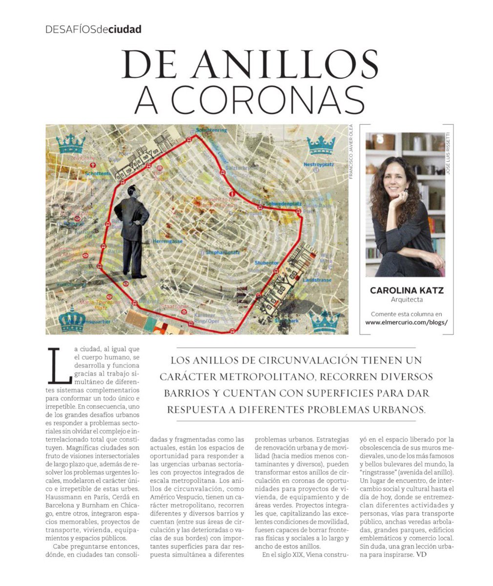 Revista_VD's tweet image. COLUMNA | En Desafíos de Ciudad, la arquitecta Carolina Katz apunta a las posibilidades que entregan los anillos de circunvalación como Américo Vespucio: por su carácter metropolitano pueden transformarse en oportunidades para proyectos de vivienda, equipamiento y áreas verdes.