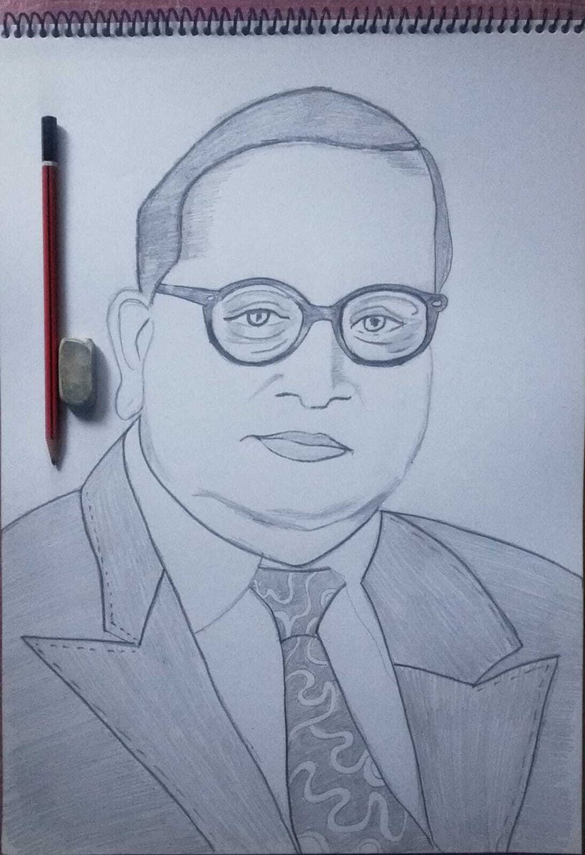 中華藥局 - Pencil sketch of Dadasaheb Dr. BR Ambedkar..drawn from a rare photo  reference. | Facebook