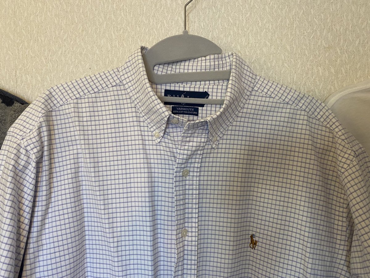 shiba___34's tweet photo. 【古着】
アイテム紹介&amp;豆知識

#豆知識 #trivia #ボタンダウンシャツ #ralphlauren https://t.co/06a8OcKis1