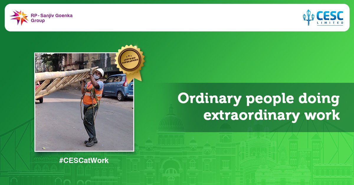 CESCLimited's tweet photo. Ensuring you uninterrupted happiness is our top priority – Here’s to the Ordinary people doing Extraordinary work.
Our reliable and agile response team works 24x7 to keep the city running.
#Cescatwork24x7 #cesclimited #agility #ordinarypeople #extraordinarywork https://t.co/GqeClIOxd8