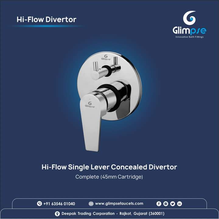 DeepakTrading's tweet photo. Hiflow Divertor - Glimpse Bath Fittings
Contact On : +91 63546 01040

Visit our website for more information : 
https://t.co/wY8iNaTmAN

#BathFittings #Faucets #Taps #glimpse https://t.co/WwZlF8CEs4