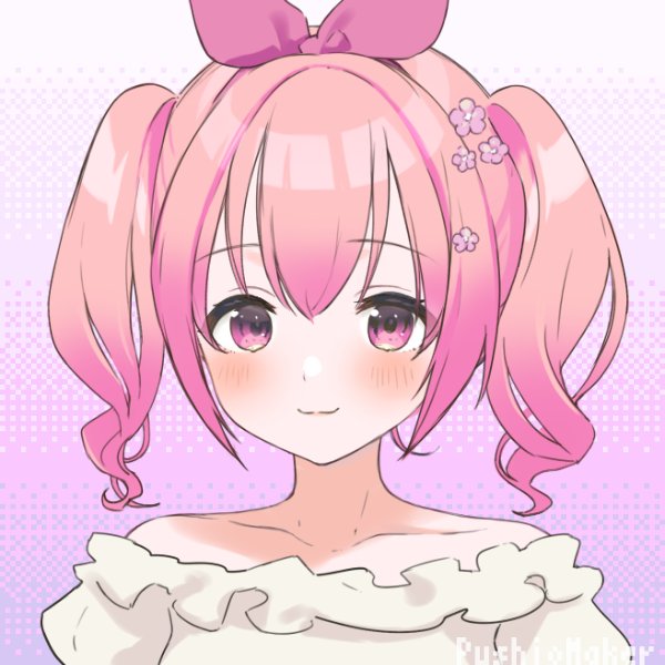 「#ぷしおメーカー で「やさしい」「純粋」な女の子を作ったよ! ひなっツちゃんをぷ」|ひなっツ꒰ঌ🐰໒꒱のイラスト
