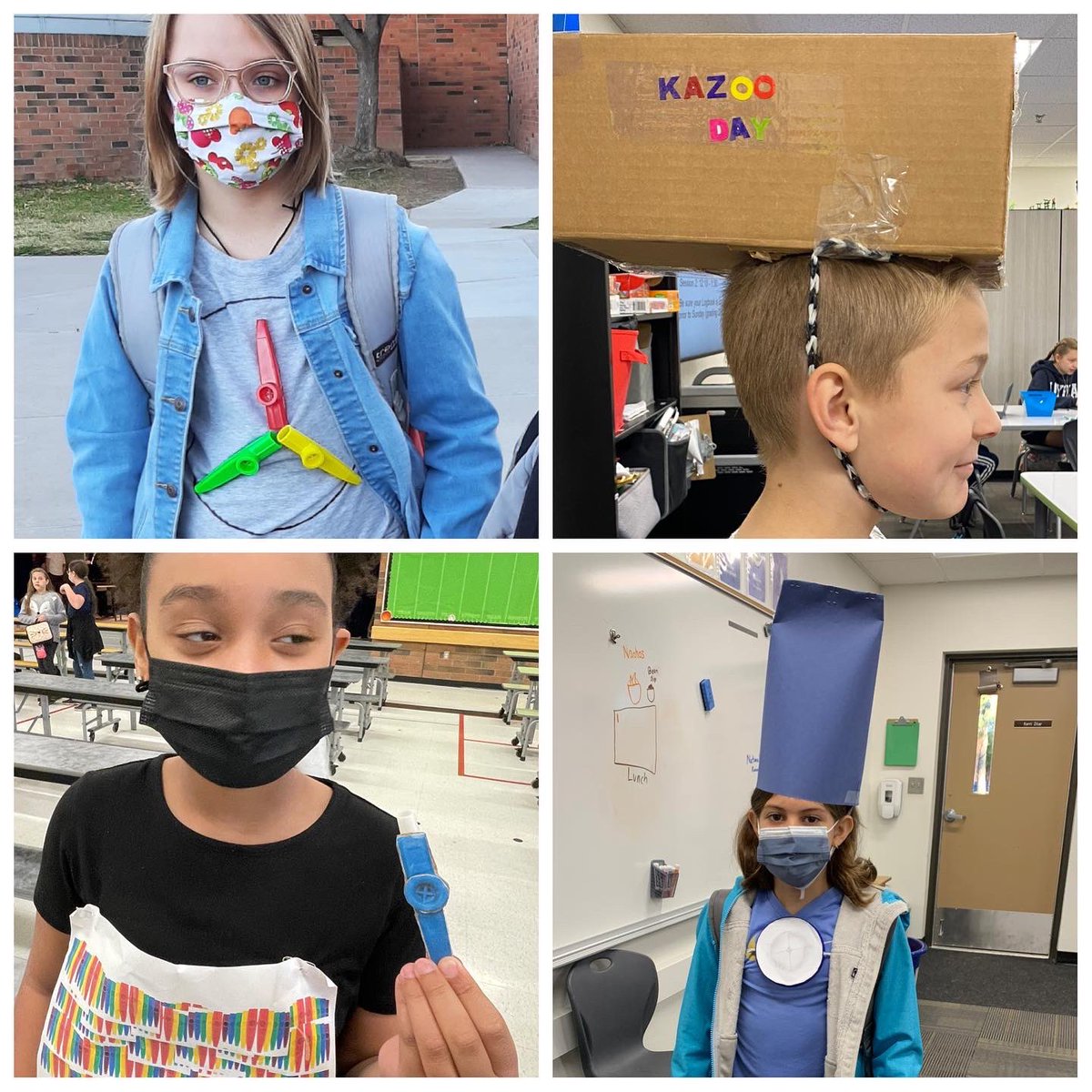 GiftedWeinberg's tweet image. National Kazoo Day + January Lunchtime Showcase = AMAZING Day! Parent volunteers for Art Masterpiece makes it exponentially amazing. We love our WGA community! #growwga #wga2122