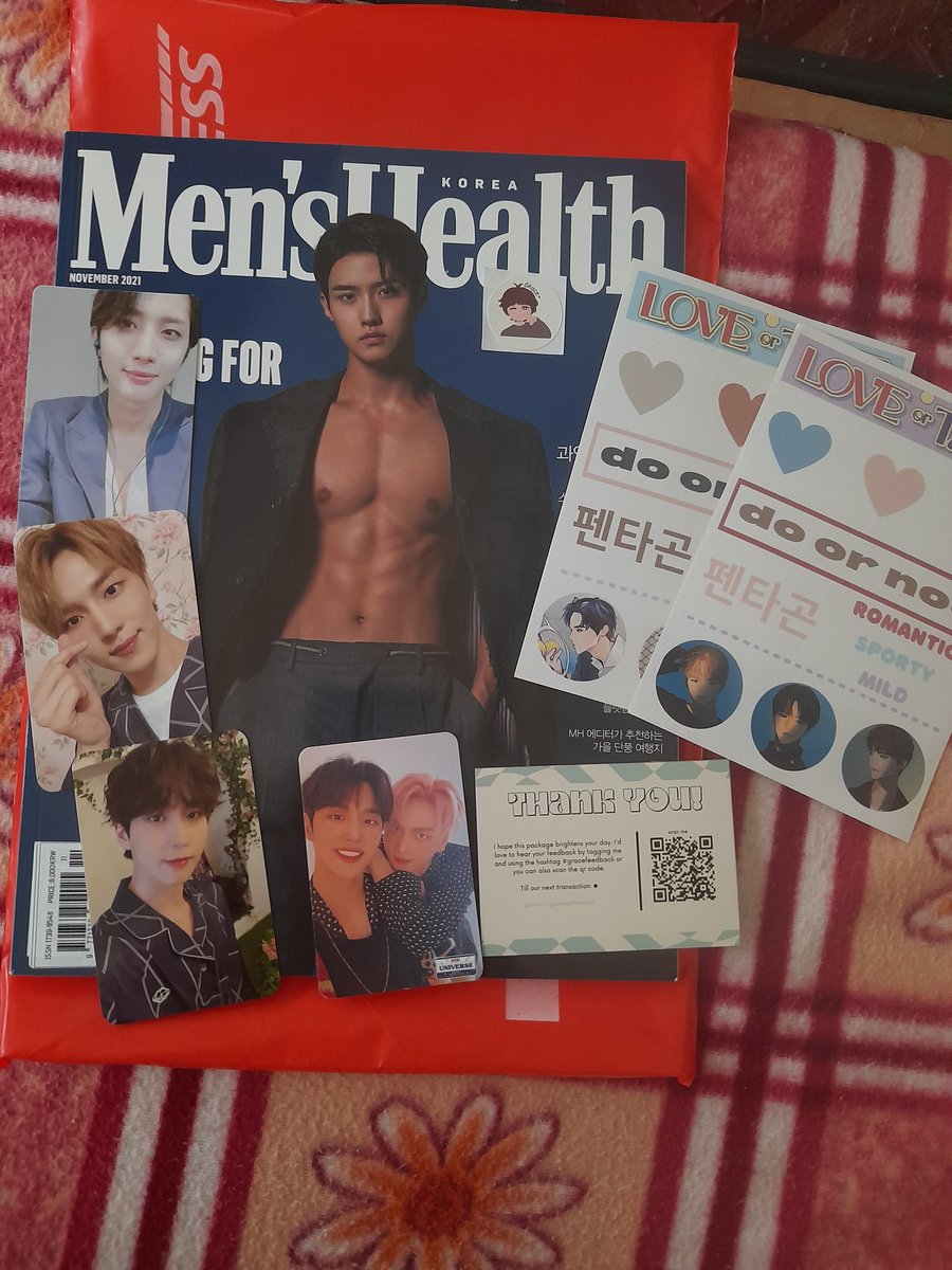 wo0ngnyangie's tweet photo. Changgu Men's Health and WonKi charms PJ pc arrived today! πππβΊ
Thank you so much for the freebies and packing them safely! Looking forward to our incoming transactions, Grace!!
@gracesellsmerch #gracefeedback https://t.co/pEbIyZHXBQ
