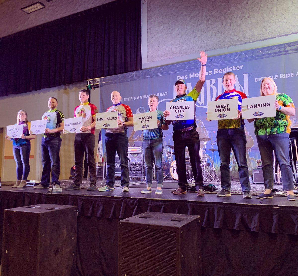 It’s your 2022 #RAGBRAI XLIX Route! Sergeant Bluff
Ida Grove
Pocahontas
Emmetsburg
Mason City
Charles City
West Union
Lansing