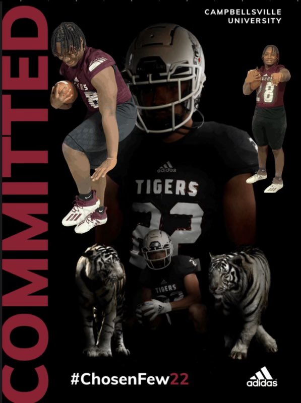 #AGTG After talking with family I’m happy to announce that I will be moving on to the next level of football at Campbellsville University. <a href="/BJRecruiting/">Bob Jones High School Football Recruiting</a> @CoachGarnerCU <a href="/CoachJonesWR/">Walter Jones III</a> <a href="/Plymker_Sports/">Roderick Burden</a>  <a href="/BJHS_Football/">Bob Jones Football</a> <a href="/AL_Recruiting/">AL Recruiting</a> <a href="/AL7AFootball/">Alabama6AFootball</a> <a href="/CvilleTigersFB/">Campbellsville Football</a> <a href="/KelvisWhite/">Kelvis White</a>