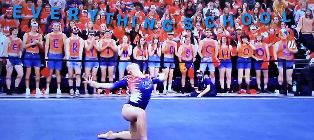 LoganActs's tweet photo. The #GymNasties know!!! @AuburnGym  #EverythingSchool https://t.co/QZnSNFfJqY