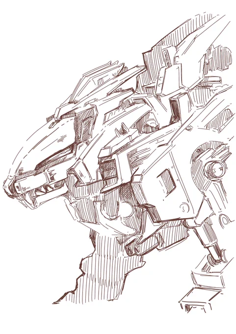 恐竜はゾイドしか描いてきてなかったんや・・・(再掲) 
