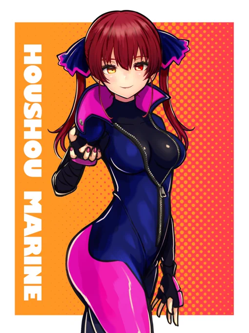 この前の兎田ぺこらさんに続き、ストリートファイターのジュリコスチュームの宝鐘マリンさん描きました😆
次は不知火フレアさんかな?
#マリンのお宝 