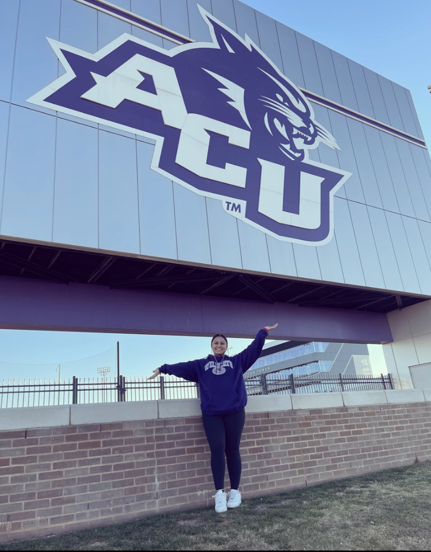 TheMrsEscobedo's tweet photo. My Angalina has committed to ACU!! https://t.co/LSsYDGFhOO