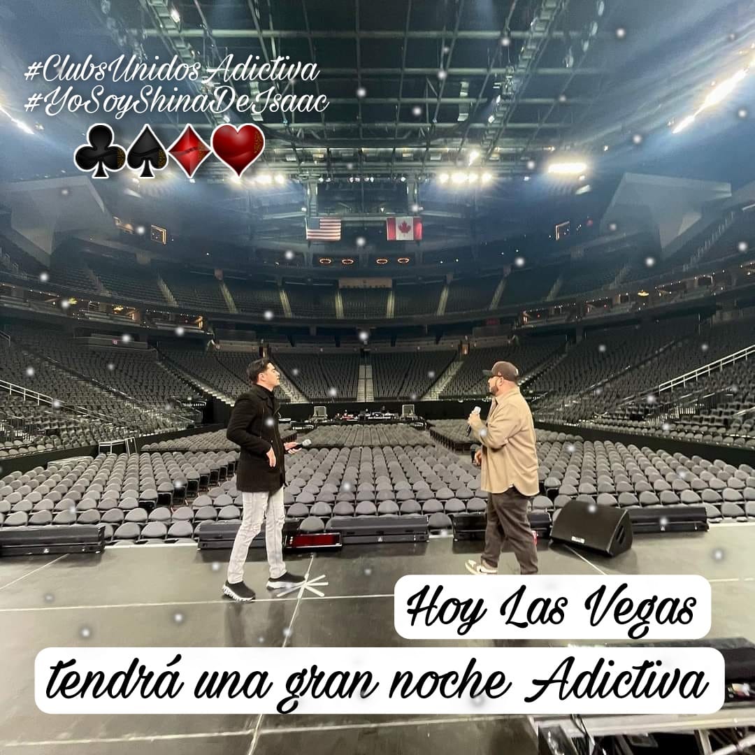 garatelua's tweet photo. ✨Hoy Viernes 28 de Enero 2022✨
Se presenta @adictivaoficial  #MásAdictivosQueNunca en Las Vegas ♥️♠️🎙🎼 Será una gran #NocheAdictiva #YoSoyShinaDeIsaac #LSDI #SiTeMirara✨ #ClubsUnidosAdictiva✨
#admiramosavariosmúsicosperosolounoserobónuestrocorazón •Isaac•
@shinasdeisaac https://t.co/IgTWlCneEv