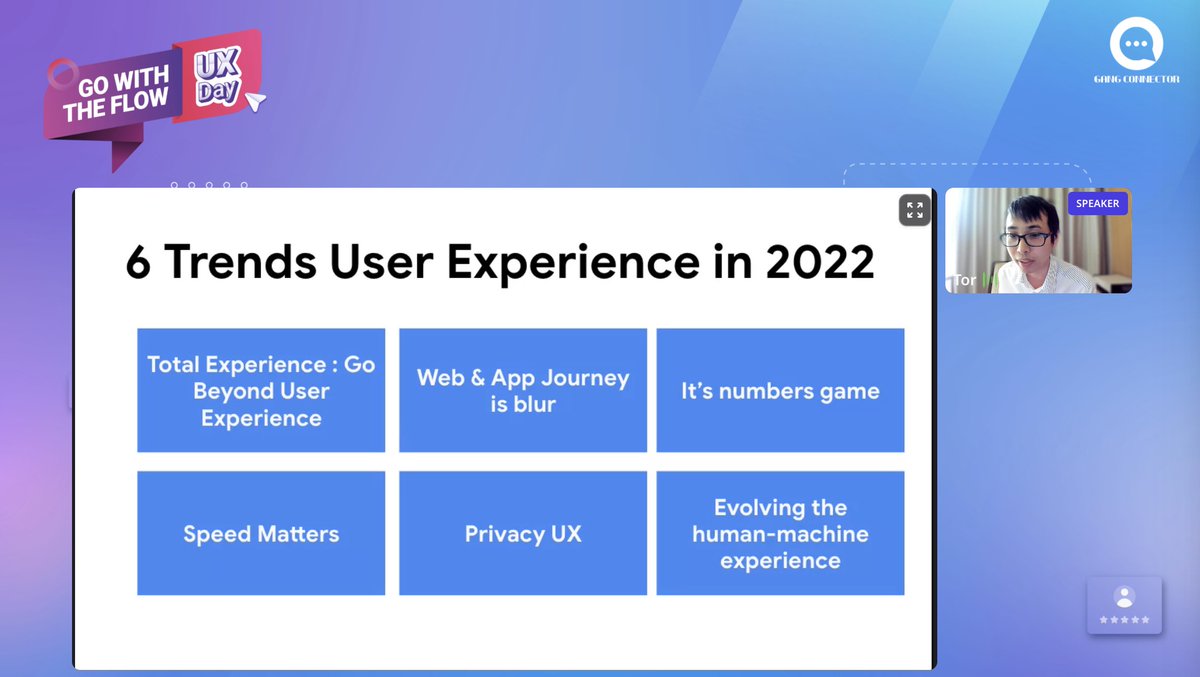 Meawzilaz's tweet image. UX Trend 2022

#UXDAY #GLOWWITHTHEFLOW