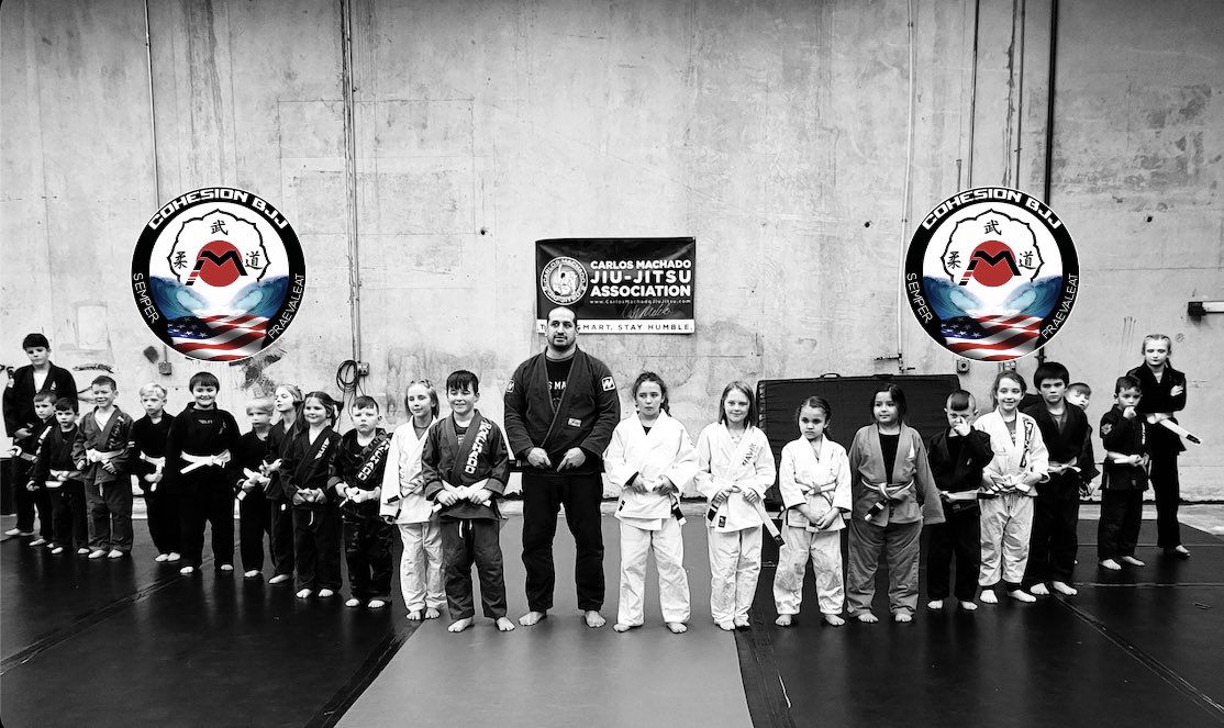 CohesionBJJ's tweet photo. Kids classes Monday, Wednesdays &amp; Fridays 5:45pm
Adult BJJ Mon-Friday 7pm
Saturday Judo 12pm https://t.co/akKwDkQrU6