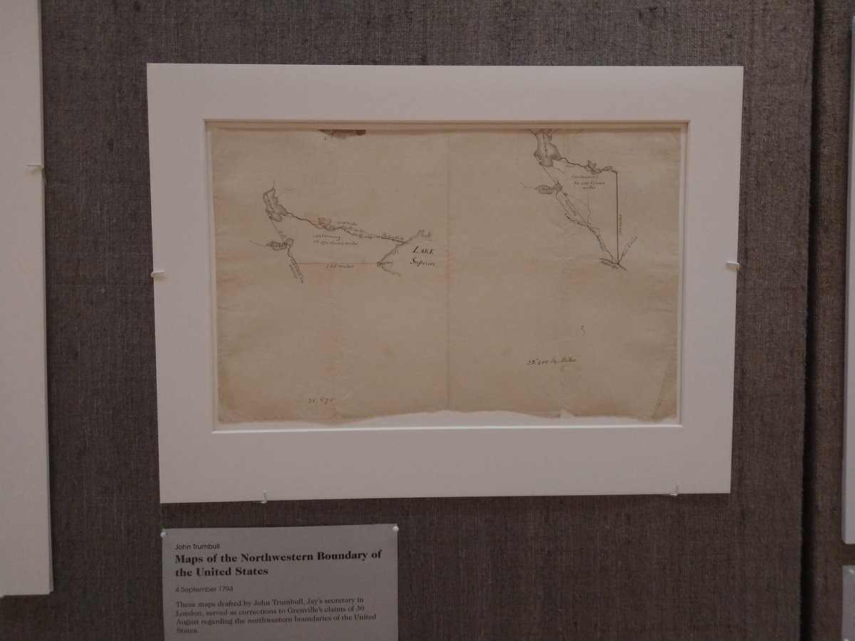Brant M Vogel 📎 (@doctorbrant) on Twitter photo Went to see the John Jay show that <a href="/robbkh/">Robb Haberman</a> and I curated at Columbia RBML. This is one of the hand-drawn maps by John Trumbull identified by <a href="/Steenshorne/">Dr. JE Steenshorne, Harborer of Cats</a>. The ID based on Jenn's great visual memory, and a proprietary love of the document collection we worked with. I so love this. Went to see the John Jay show that <a href="/robbkh/">Robb Haberman</a> and I curated at Columbia RBML. This is one of the hand-drawn maps by John Trumbull identified by <a href="/Steenshorne/">Dr. JE Steenshorne, Harborer of Cats</a>. The ID based on Jenn's great visual memory, and a proprietary love of the document collection we worked with. I so love this.