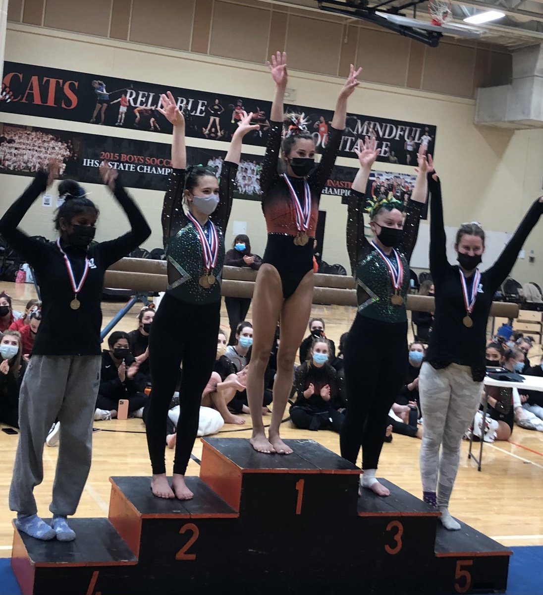 Congrats to Anna Becker for winning the AA at the NSC conference. First on vault and floor and second on bars!