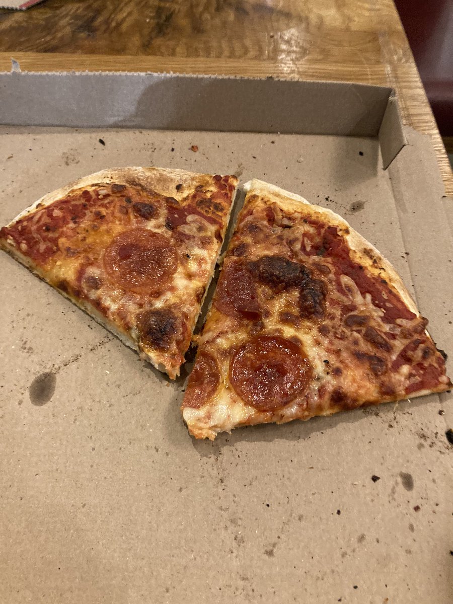 obscuredanny's tweet photo. In the process of devouring this delicious megalodon dough from @MODPizza ! I love #SpreadingMODness https://t.co/WbFAr5bqsy