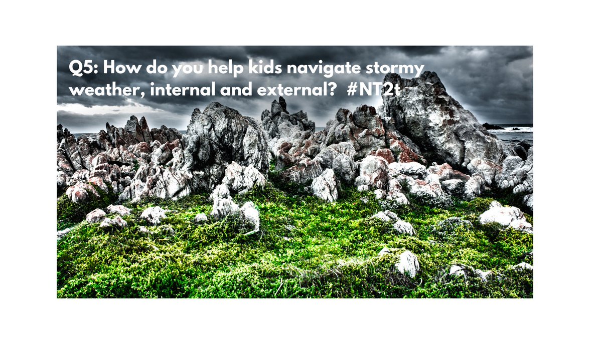 JeremyDBond's tweet photo. Q5: How do you help kids navigate stormy weather, internal and external? #NT2t https://t.co/5Mi4IgK1PD