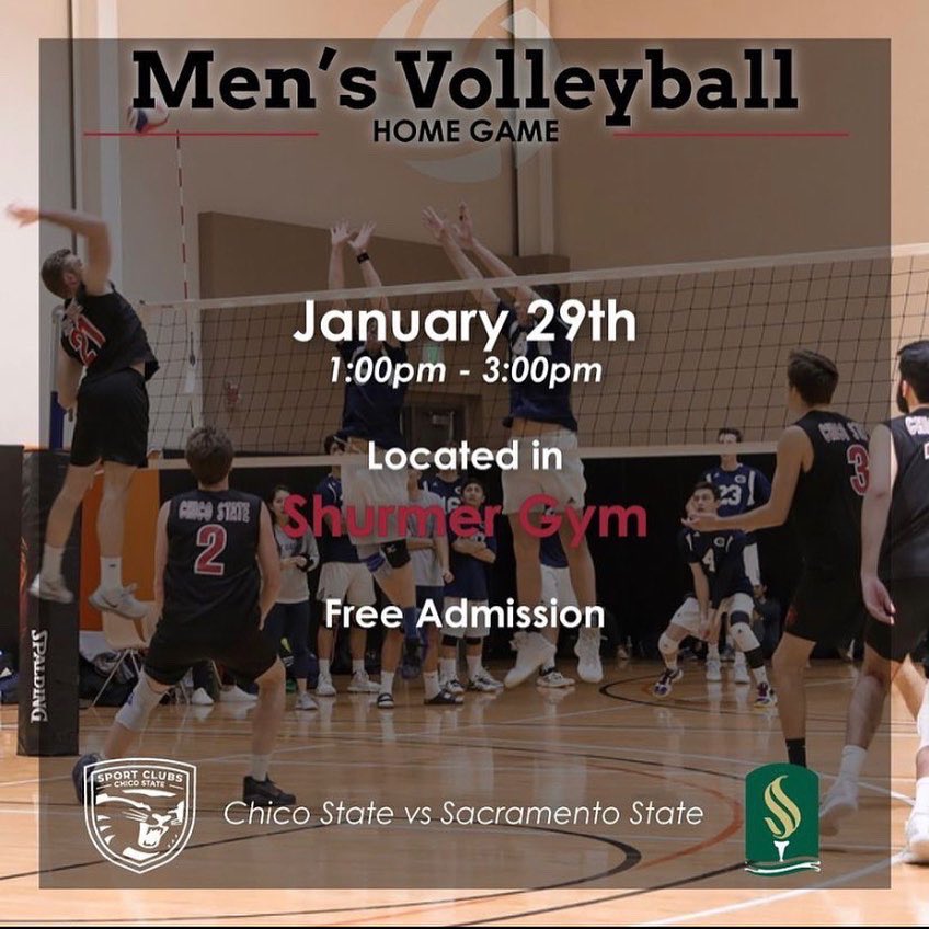 This is pretty cool..we get to open at home with a match vs a solid Sacramento State team. Ready to show them what our guys have been working on preparing for the season #chicostate #wildcats