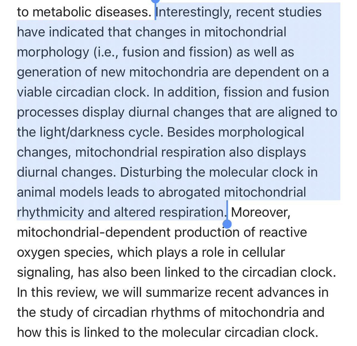 Circadian rhythms in mitochondrial respiration  https://www.ncbi.nlm.nih.gov/labs/pmc/articles/PMC5854864/