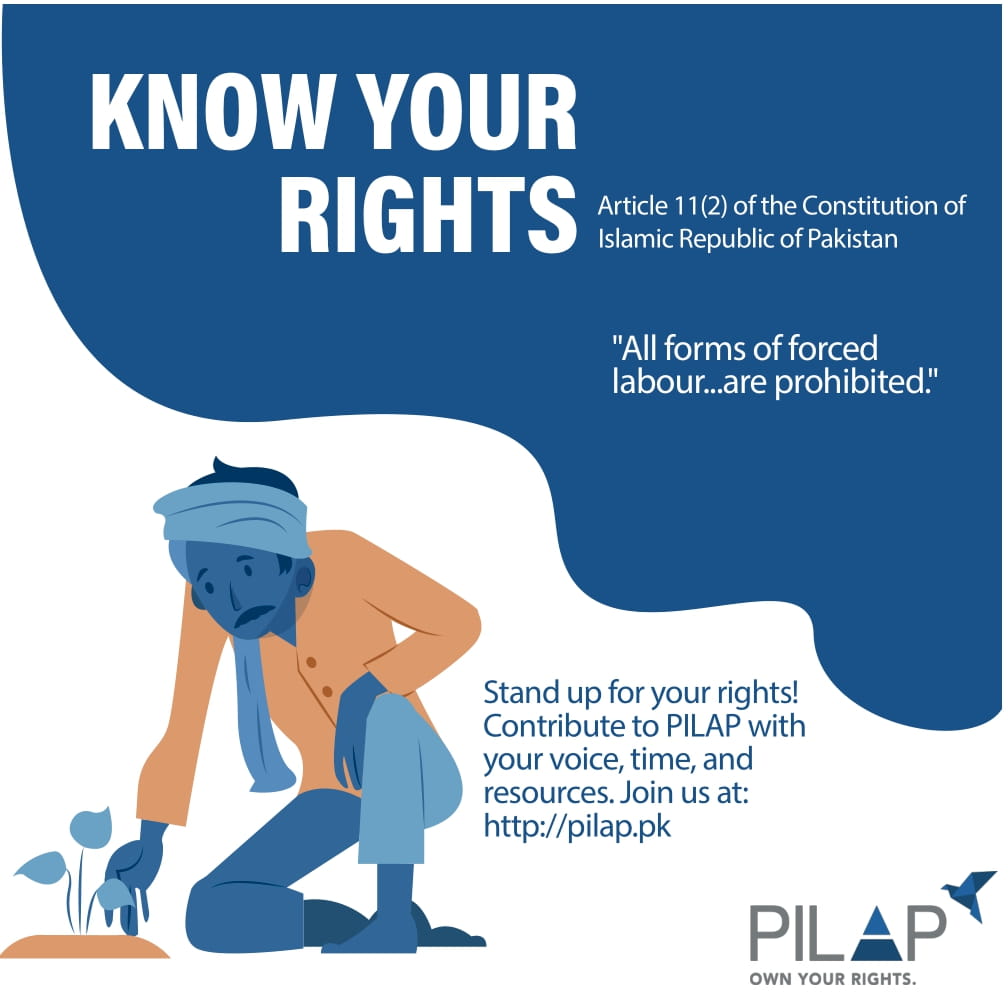 PilapPk's tweet photo. We condemn bonded labour and any kind of slavery and forced labour.
Join us at: https://t.co/dgpYbblZ2i
Email: info@pilap.pk
#PILAP #rights #labors #change #forcedlabour #artical11(2) #freedom #human #humanrights #Donations https://t.co/DZOYsPLQHE