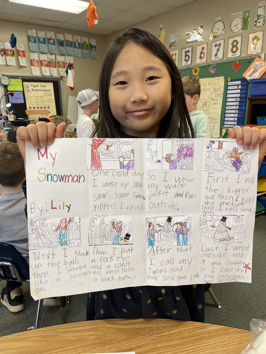 We warmed up with snowman writing, snowman clay art, hot chocolate drinking, and recipe writing in first grade this week. Great job firsties for working hard!❤️❤️