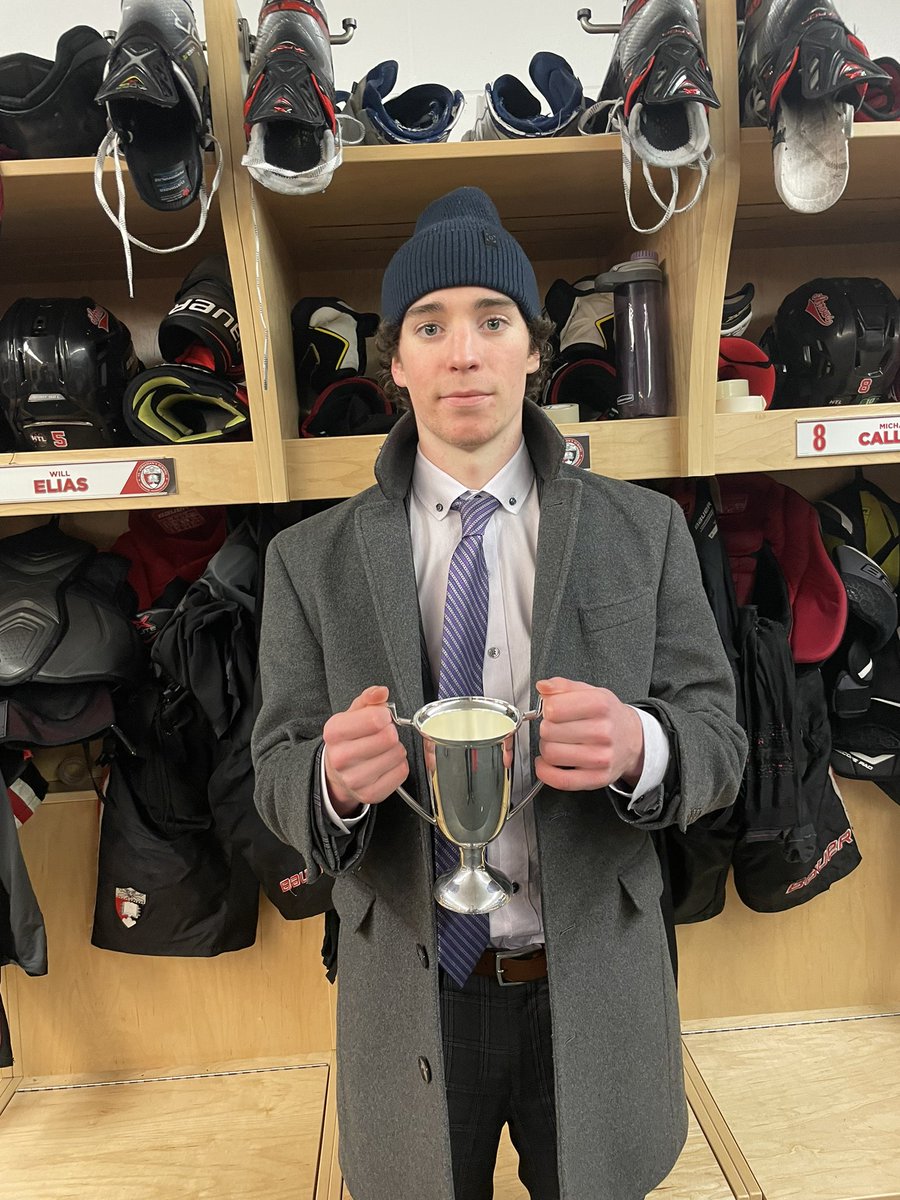 StSebsHockey's tweet photo. Congrats to captain Brendan Gorman on being named the MVP of the Valicenti cup! https://t.co/SNlmBM8tya
