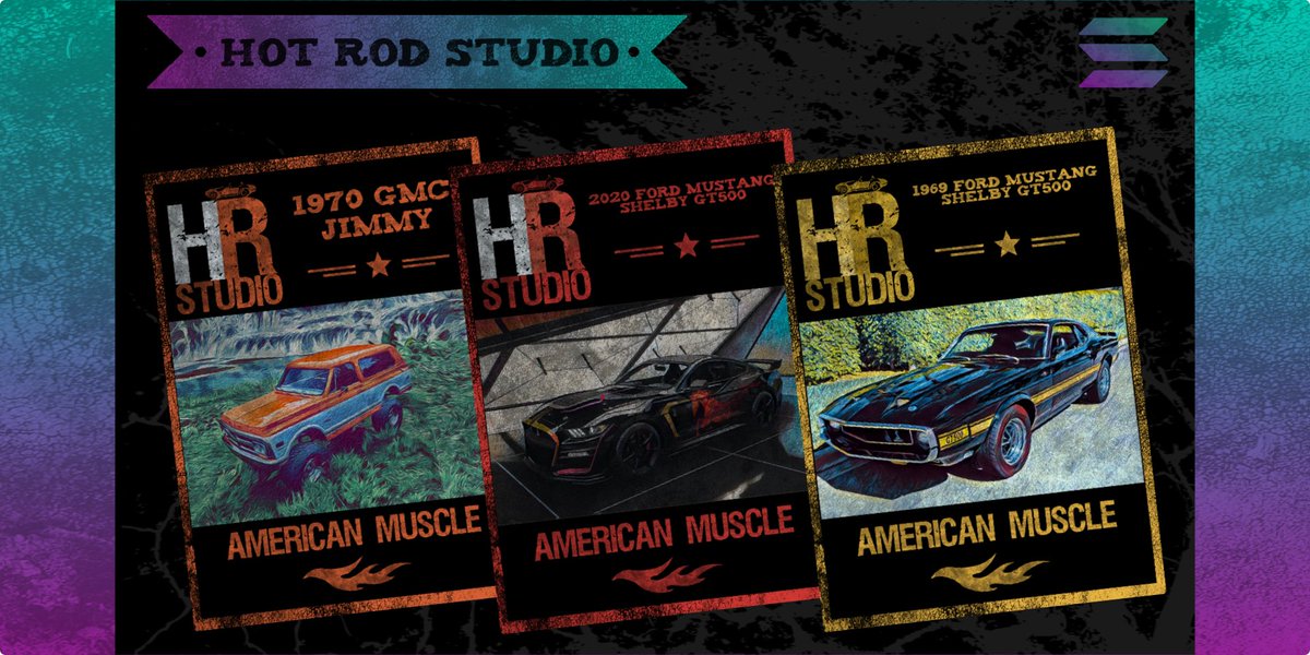 HotRod_Studio's tweet photo. Our Collection on @SolSeaNFT is now LIVE!!! 

➡️https://t.co/rwbUAey9bb

 #NFTGiveaway 🏁 Retweet, Like, &amp; Follow 🏁

#NFTs #Solana #SolanaNFTs #NFTCommunity #nftcollectors https://t.co/BxpZ7hhvcV