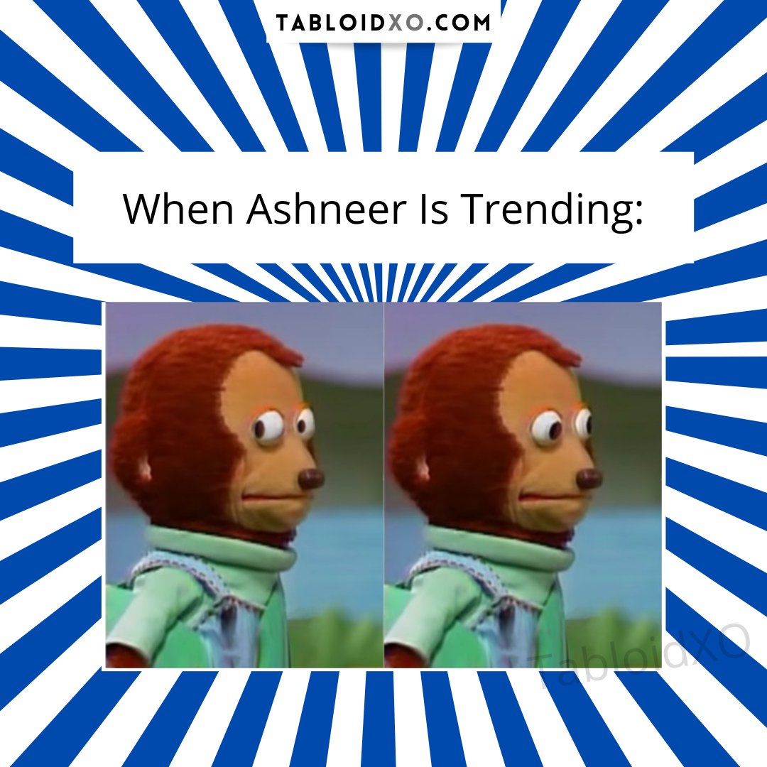 TabloidXO's tweet photo. Hmm... Ashneer be like, "Meine Kya Kiya?"
#SharkTank #SharkTankIndia https://t.co/Z7NHmHnVTH