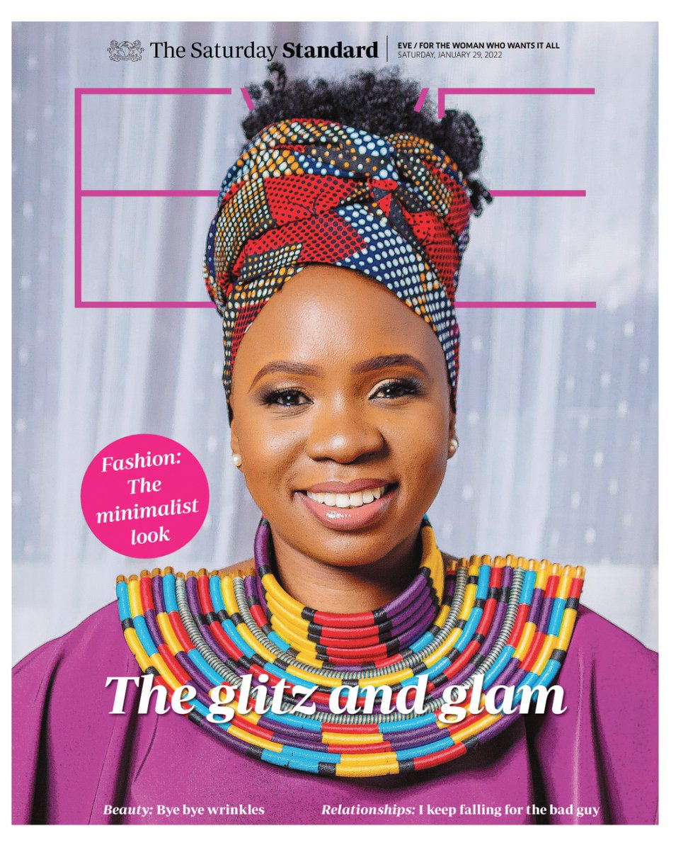 EveWomanKenya's tweet photo. Grab your free copy of the new #Eve in the Saturday Standard!
 
You can also get your e-paper version at https://t.co/9UHkeOVXZf

 or

Visit https://t.co/UBJ0OLL6rh for these and more stories.
.
#evemagazine https://t.co/5uA5qE67uP