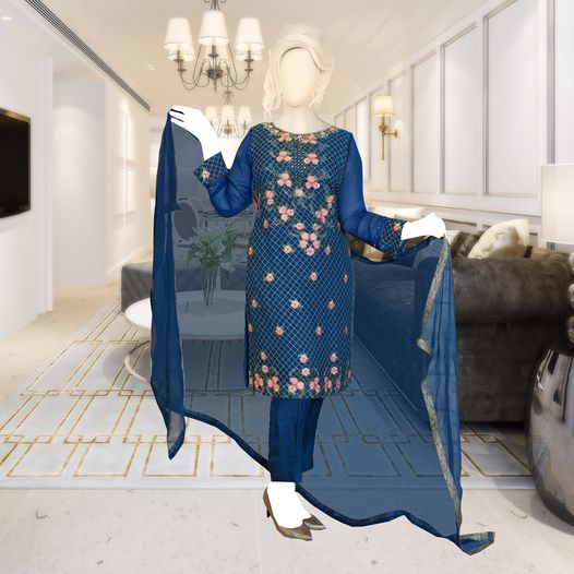 New Arrivals
Stitched 3 piece
Design: OLYST
Categories: Formal 
Fabric: Chiffon
Color: Blue
Size: S-M 
Online Shop: shamrafs.com
#Shamrafs #ShamrafsEmbroideredKurti #ShamrafsFormals
#ShamrafsNewArrivals 
#NewCollection #Luxurywear #Selforganza #unstitched #embroidery