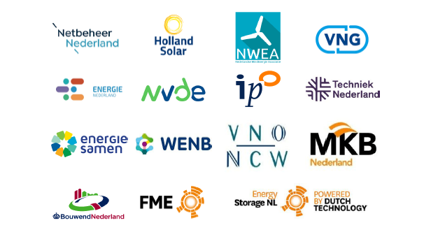 EnergieSamen's tweet photo. Een brede coalitie van 14 partijen wil de komende kabinetsperiode structurele oplossingen realiseren voor de huidige knelpunten op het elektriciteitsnet. samen #snelhetnetop https://t.co/emBw3TtZZ5 https://t.co/TFotecH7oN