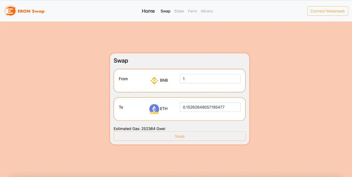 cryptodesck's tweet image. 🛑 ERON SWAP !!!

📣7 more days to until the launch of ERON Swap Beta Version! 

🔥🔥🔥 First multichain swap that uses Ethereum, Binance, Polygon, Avax and Phantom. 

We will add ERON blockchain in the end of Q1, 2022.

TG: eroncoin
#eronblockchain #eron