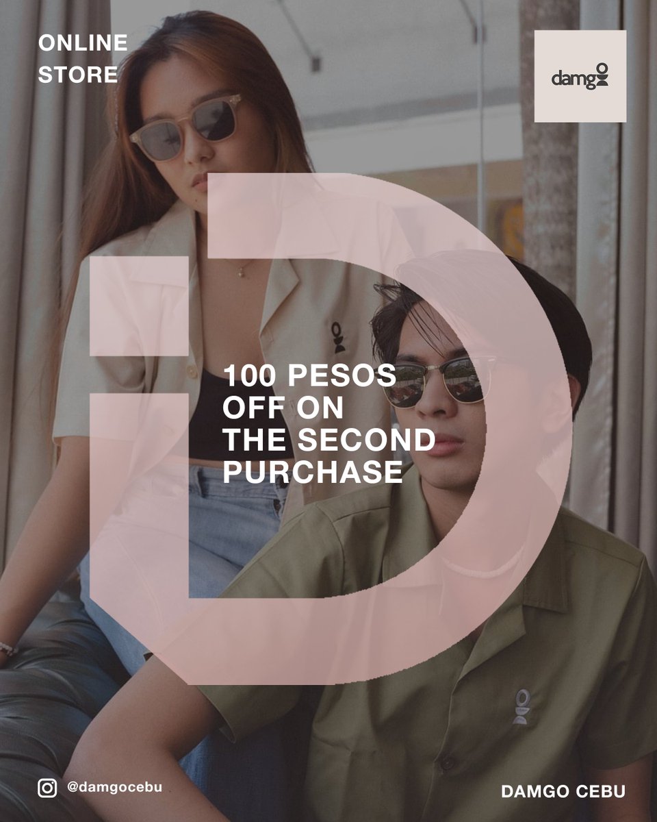 uscidiscount's tweet photo. DAMGO CEBU
100 pesos off on the second purchase
Open to all students, staff, faculty, and alumni
Valid until July 31, 2022
#DamgoCebuxUSCIDiscount
#USCIDiscount2021
#USCSSC https://t.co/P017YorDMS