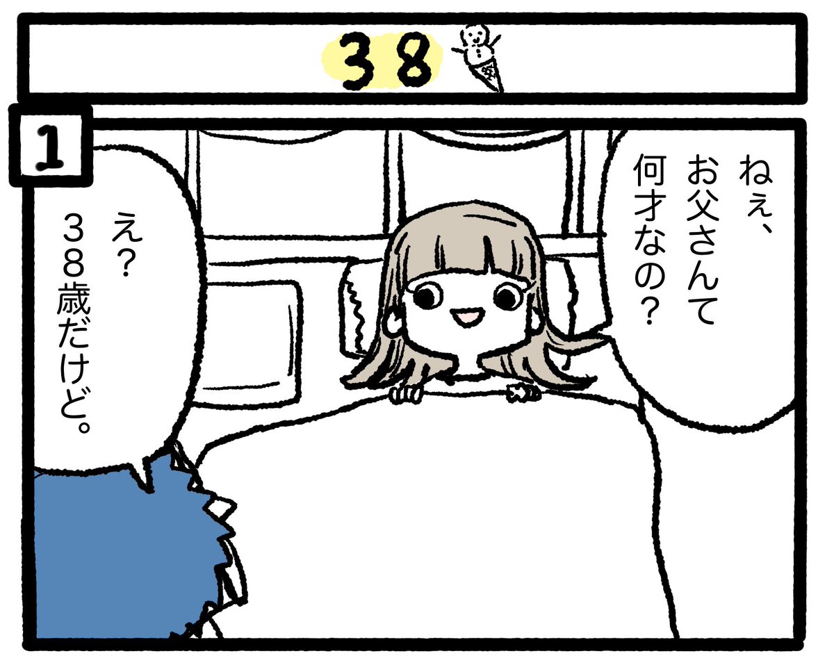ぽんすけ成長日記その221
『38』
世の中の38歳男性の皆さますみません。
あくまでぽんすけが「ぼく個人」に対して持った感想ですのでご了承ださい!!😣
#ぽんすけ成長日記