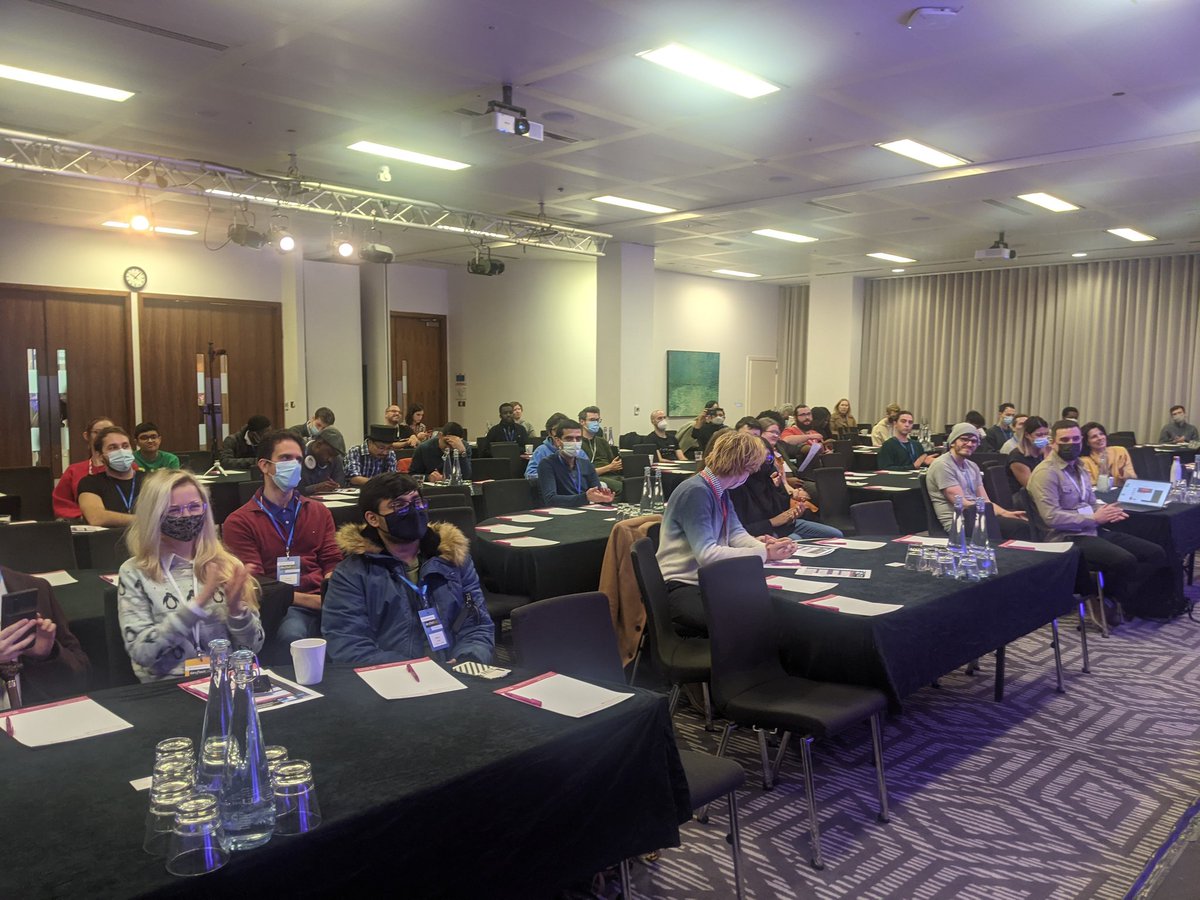 henna_dev's tweet photo. The stage is set @DevFest_UKI 🥳🥳
#DevFest2021 #GDGUKI #Android #DEI #Cloud #Web #AL #ML #KMM https://t.co/vaxO9mtyOF