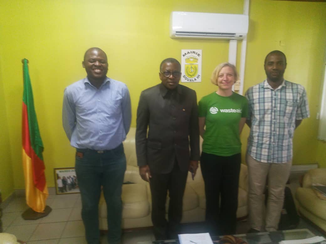 We are so pleased that the Mayor of Douala III Council is keen for WasteAid to grow plastic waste collection and recycling programmes for local citizens.

Through partnerships with local councils, businesses, communities and WasteAid supporters we can scale our positive impact.