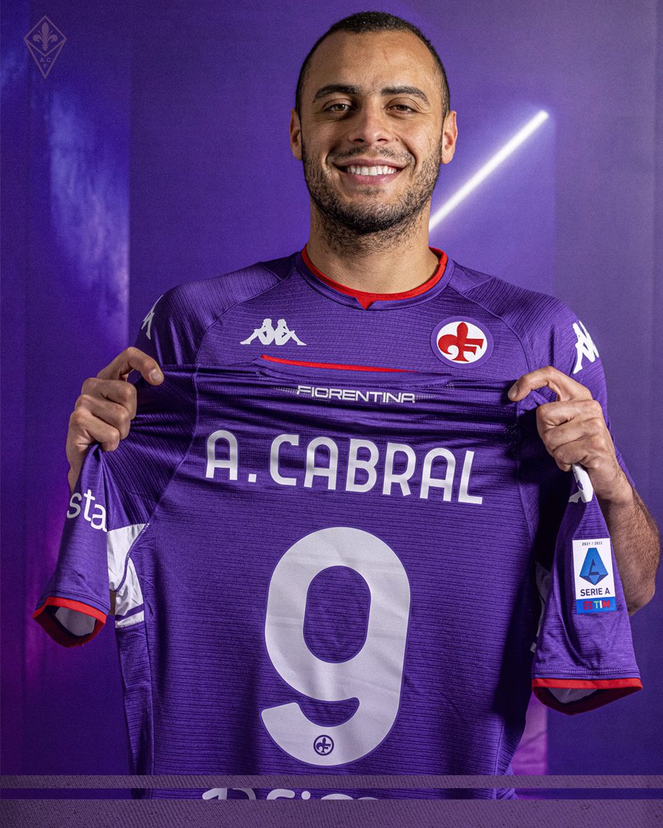 Cabral's Match-Issued Shirt, Fiorentina-Juventus 2022 - Signed by the Squad  - CharityStars