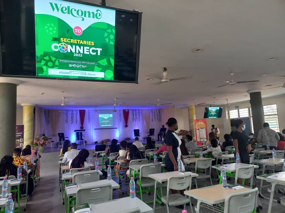 Campus360_daily's tweet photo. SECRETARIES CONNECT

Informal Session ongoing as Mr.Samuel Agyapong moderates the session. The beautiful NCB auditorium has been invigorated with excitements and laughter.

Stay tuned for more updates..

#SecretariesConnect
#Campus360gh https://t.co/20dBn1ek4B