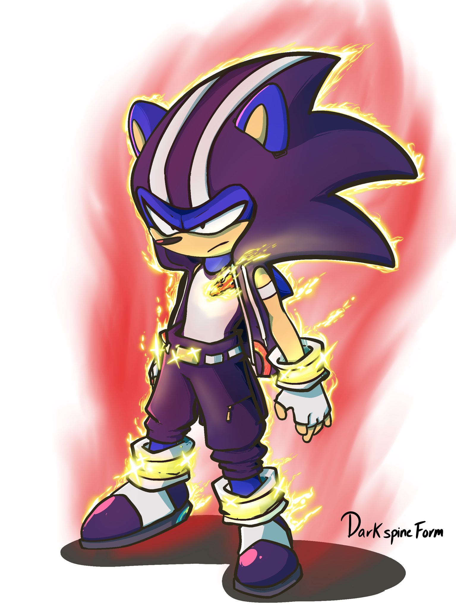 How To Draw Gangster Sonic