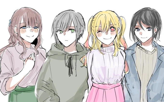 大人になったシリーズ描き終わりました〜!お付き合いありがとうございました〜!(ニーゴはリプ欄) 