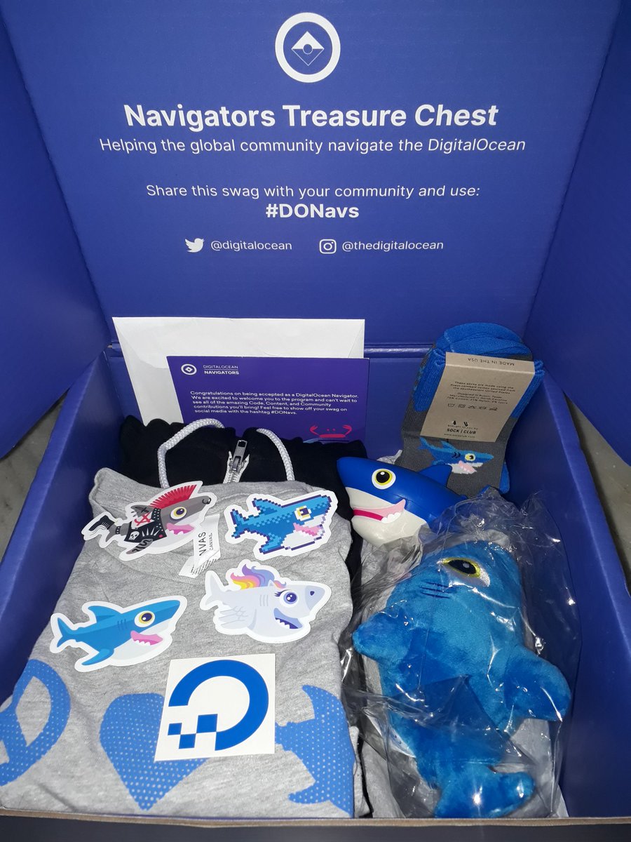 Manishaaa27's tweet photo. โจ๐Received๐โจ these super awesome swags from @digitalocean .
Super happy to be part of DigitalOcean Navigators Program. #DONavs #digitalocean #navigator https://t.co/SUFacBCpAY