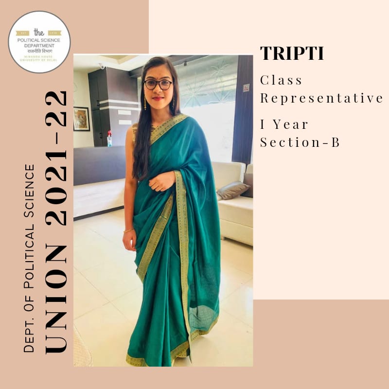 DeptofPolScMH's tweet photo. Meet The Union ✨
2021-22

We take immense pleasure in introducing to you all, the Class Representatives from 1st year.

Section A- Kamya Rai
Section B- Tripti Raj

They both are geared up for a smooth and exciting ride. 🌻 https://t.co/TLmV7CS90A